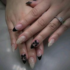 Art Nails Design, Nail Inspired, Black White Nails, Sephora Gift, Sephora Gift Card, 2024 Nails, Baddie Nails, Nails 2024, Art Nails