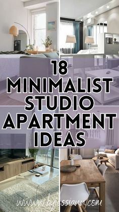 Minimalist Studio Apartment Ideas to Easily Copy! Small Unit Ideas Apartments, Studio Condo Ideas Small Spaces, Square Studio Apartment Ideas, Small Apartment Renovation Ideas, Condo Interior Design Small Minimalist, Minimalist Condo Small Spaces, One Bedroom Condo Ideas, One Bedroom Apartment Ideas Living Room, Minimalist Studio Apartment Ideas