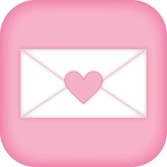 an envelope with a heart on it