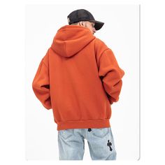 Men’s Oversize Fleece Shaerpa Lined Hoodies Material: Cotton Size: M, L, XL, 2XL Color: Apricot, Orange, Brick Red Season: Spring, Autumn, Winter Occasion: Leisure, Outdoor, Daily, Vacation Orange Brick, Red Season, Apricot Orange, Lined Hoodie, Hoodie Material, Brick Red, Cotton Style, Green And Orange, Charcoal Grey