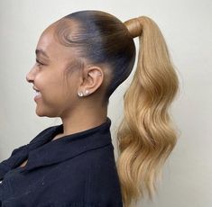 High Weave Ponytail, Hairstyles Slick, Ponytail Sleek, Hair Sleek, Perfect Ponytail, Hairstyle Ponytail, Blonde Ponytail