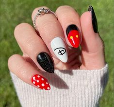 Disneyland Nails, Mickey Nails, Nail Ideas, Disneyland, Disney