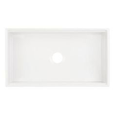 a white sink on a white background