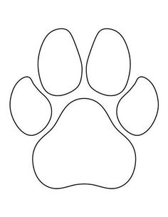 an animal's paw is shown in black and white