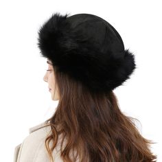 PRICES MAY VARY. Ladies russian fur hat made of high-quality faux fur,suede leather and polyester. A unique mix of fleece and reinvented faux fur that is soft, fluffy, light and super cute. Forget about synthetic feel. Our top-shelf fake fur resembles a genuine one. CLASSIC and TIMELESS fur pillbox hat is a perfect match for your every outfit no matter if you are a young girl or an elegant lady. The retro look makes this fur trim hat MODEST and EYE-CATCHING at the same time! WARM, COMFY and EASY Mongolian Hat, Cap Fashion Women, Baseball Cap Fashion, Winter Fur Hat, Russian Hat, Faux Fur Hat, Baseball Caps Fashion, Golf Hat, Cap Fashion