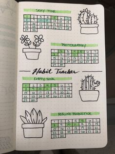 March Habit Tracker, Bullet Journal Outline, Cactus Mood Tracker, Bullet Journal Habit Tracker Ideas, Bullet Journal Prompts, Monthly Habit Tracker Bullet Journal, Bullet Journal Habit Tracker, Journal Habit Tracker, Bullet Journal Flip Through