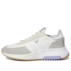 (WMNS) adidas Retropy F2 'White Light Purple' GW8275 (SNKR/Casual/Women's) Adidas White Sneakers With Three Stripes, White Adidas Sneakers With Three Stripes, White Three Stripes Sneakers, White Sneakers With Three Stripes Branding For Athleisure, White Athleisure Sneakers With Three Stripes Branding, Sporty White Sneakers With Three Stripes Branding, White Three Stripes Sneakers For Jogging, White Adidas Athleisure Sneakers, White Adidas Sneakers For Spring