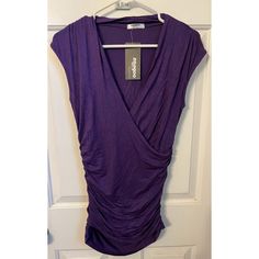 Zeagoo Women's Purple Bodycon Stretch Dress Size Small Rayon-Spandex Nwt Size: Small Shoulder To Shoulder: 18" Shoulder To Hem: 30" Waist: 14" Armpit To Armpit: 15" Armpit To Hem: 23" Purple Stretch V-neck Bodycon Dress, Sleeveless Ruched Purple Tops, Semi Casual Dresses, Maxi Romper Dress, Wednesday Addams Dress, Addams Dress, Purple Bodycon, Tie Sleeve Dress, Maxi Romper