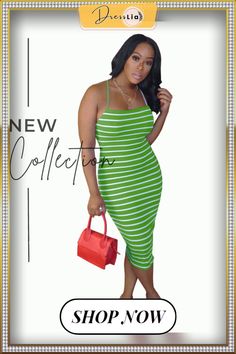 Striped Spaghetti Strap Backless Bodycon Dresses Backless Bodycon Dresses, Bodycon Dresses, 1 Million, Spaghetti Strap, Spaghetti, Bodycon Dress, Dresses