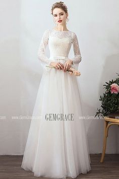 Romanti French Retro Long Sleeve Wedding Dress With Removable Skirt Wedding Dress With Removable Skirt, Lace Long Sleeve Wedding Dress, Removable Skirt, Full Gown, Long Sleeve Wedding Dress, Bridal Skirts, Buy Wedding Dress, Long Sleeve Wedding Dress Lace, Wedding Reception Dress