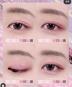 Korean Makeup Ideas, Glowy Glass Skin, Korean Eyeshadow, Igari Makeup, Korean Makeup Products, Pale Makeup, How To Makeup