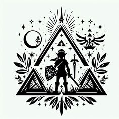 zelda tattoo link, the legend of zelda triforce #zelda #twilight #tattozelda #zeldatattoo #linktattoo #triforce #thelegendofzelda Triforce Tattoo Design, Twilight Princess Tattoo Ideas, The Triforce, The Legend Of Zelda Tattoo Ideas, Legend Of Zelda Tattoo Ideas, Zelda Silhouette, Zelda Triforce Tattoo, Zelda Symbols, Dnd Tattoo