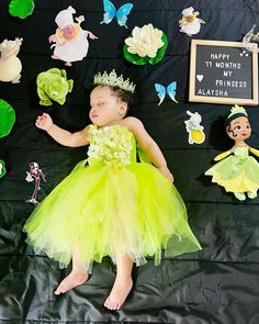 #tiana #cumplemeses #princesa #princesadisney Princesa Tiana, Sweet Pic, Princesa Disney, Baby Shower