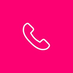 a white phone on a pink background