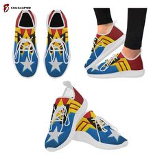 Wonder Woman Ultra Light Unisex Running Shoes For Fans Gifts Wonder Woman Shoes, Wonder Woman Quotes, Wonder Women, Minimalist Shoes, Shoes Vans, Women's Running Shoes, Light Weight Shoes, Woman Shoes, Shoes Running