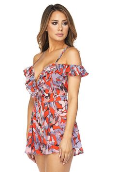 Bahama mama orange romper – ✨JAZZY 4 STUDIO BOUTIQUE✨ Summer V-neck Jumpsuits And Rompers For Vacation, Trendy Summer Jumpsuits And Rompers For A Day Out, Trendy V-neck Swimwear For Summer, Multicolor Mini Dress For Beach Party, V-neck Beachwear Jumpsuits And Rompers For Poolside, Spring Vacation Mini Length Jumpsuits And Rompers, Chic Summer Jumpsuits And Rompers With Spaghetti Straps, Chic Jumpsuits And Rompers With Spaghetti Straps For Summer, Chic Spaghetti Straps Jumpsuits And Rompers For Summer