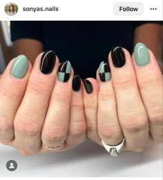 Dark Summer Nails, Nails Paint, Checkered Nails, Teen Nails, Western Nails, Boho Nails, Simple Fall Nails, Hello Nails, Cute Gel Nails