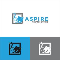 the logo for aspire theatre studio