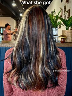 Calico Hair Color, Calico Hair, Western Hair, Hair Inspiration Short, Mixed Hair, Pretty Hair Color, Hair Reference