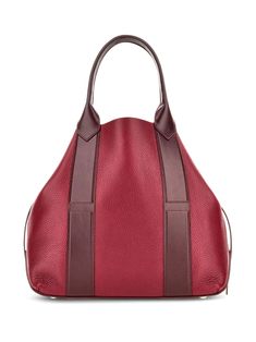 Find HOGAN Script Leather Shopping Bag on Editorialist. This Hogan leather shopping bag features top handles and a logo patch to the front. The bag has a main compartment with an internal zip-fastening pocket. Designer Burgundy Leather Bags, Red Textured Leather Tote Bag, Leather Burgundy Bags With Removable Pouch, Red Calf Leather Shopping Bag, Red Calf Leather Bag For Shopping, Burgundy Leather Bags With Removable Pouch, Burgundy Tote Bag With Leather Handles, Burgundy Bag With Double Leather Handles, Burgundy Bags With Leather Double Handles