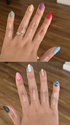 Taylor Swift Era Nail Ideas, Hair Up For Concert, Ears Tour Nail, Taylor Swift Nails Era Tour, Taylor Swift Chrome Nails, Purple Speak Now Outfits, Eras Nail Ideas, Things To Wear To The Eras Tour Movie