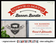 the banner for curve - o - matic's banner bundle is shown