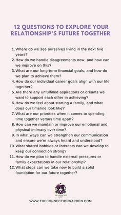 Couples Reconnect, Questions Thought Provoking, Relationship Building Questions, Partner Goals, Family Mission Statements, Text Conversation Starters, Partner Questions, Relationship Expectations