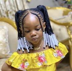 African Braids for Kids: Stylish Hair Braiding & Bead Designs Black Baby Girl Hairstyles, Natural Hairstyles For Kids