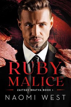 the cover for ruby mallce's book, featuring a man in a suit and tie