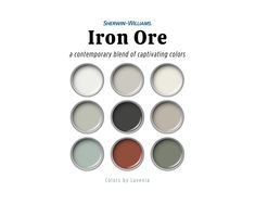 the book cover for iron one, with nine different colors in each circle and an image of