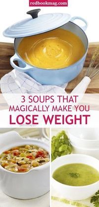 LOW CALORIE AND HEALTHY SOUP RECIPES: Want to know how Kelly Osbourne lost almost 70 pounds and kept it off? No starving, just healthy eating. Three words: Pass the spoon! Click through for these easy and healthy soup recipes including Butternut Squash soup, Bean and Spinach soup, and Spicy Country-Vegetable soup. Sopas Light, Breakfast Low Carb, Spinach Soup, Detox Soup, Kelly Osbourne, Soup Diet, Makanan Diet, God Mat