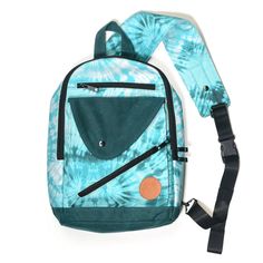 PRE-ORDER Ocean Trance Sling Backpack – Sipsey Wilder Tie Dye Bags, Llbean Backpack, Backpack Travel Bag