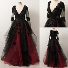 Mare Barrow Dress, Burgundy Wedding Dress Long Sleeve, Burgundy Wedding Dress With Sleeves, Burgandy Black Wedding Dress, Gothic Wedding Dresses, Halloween Wedding Dresses, Burgundy Wedding Dress, Black Red Wedding, Wedding Dresses Long Sleeve