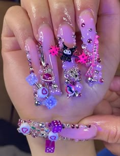 Nails Round, Junk Nails, Hard Nails, Drip Nails, Cute Acrylic Nail Designs, Dope Nail Designs, Long Acrylic, Exotic Nails, Really Cute Nails