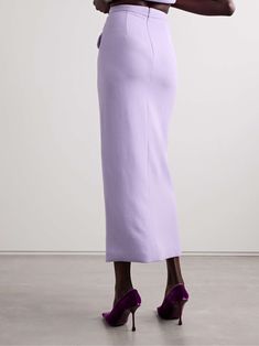 Adam Lippes, Wool Crepe, Flat Dress Shoes, Floral Dresses Short, Fall 24, Dress Flats, Crystal Buttons, Swimsuit Dress, Pastel Shades