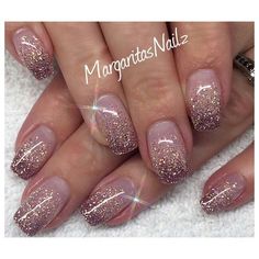 Resultado de imagem para unhas de gel rosa velho Ombre Nail Art Designs, Nails Yellow, Ombre Nails Glitter, Nail Art Ombre, Super Nails, Nails Polish, Nail Designs Glitter, Gel Nail Designs