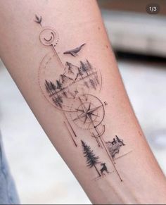 Natur Tattoo Arm, Arrow Tattoos For Women, Geometric Line Tattoo, Arrow Tattoo Design, Dragon Tattoo For Women, Geometric Tattoo Design, Body Suit Tattoo, Arrow Tattoo