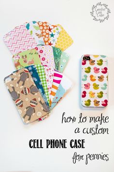 cell phone case for peonies with text overlay that reads how to make a custom cell phone case for peonies