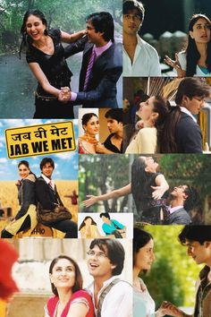 many different pictures of people and one has a sign that says jab we met