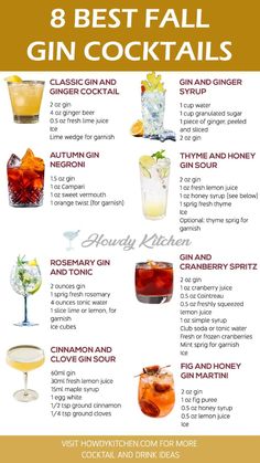 the 8 best fall gin cocktails