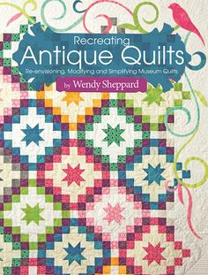 a book cover with an image of a quilt