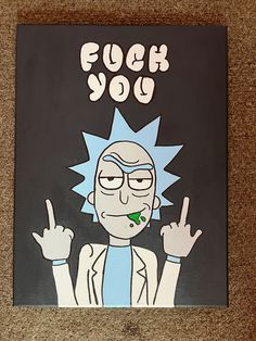 #rickandmorty #artist #painting #canvas #canvasartpainting 11x14 Painting Ideas, Rick And Morty Wall Painting, Canvas Painting Ideas High, Painting Ideas On Canvas Meaningful, High Cartoon Paintings On Canvas, Funny Cartoon Paintings, Watercolor Canvas Ideas, Easy Rick And Morty Painting, Rick And Morty Art Canvas