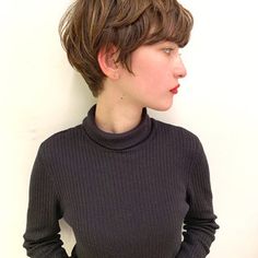 【HAIR】ショートヘア美容師 #ナカイヒロキさんのヘアスタイルスナップ（ID:436655） Short Pixie Bob, Short Bobs, Pixie Styles, Pretty Shorts, Pixie Bob, Short Pixie, Short Bob