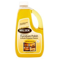 a bottle of furniture polish and multi - purpose cleaner