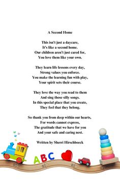 a poem written in the shape of a train with children's toys on it