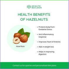 Here are some health benefits of hazel nuts #hazel #nuts #hazelnuts #healthbenefitsofhazelnuts #nutsbenefits #healthbuilder #healthgoals #healthylife #healthiswealth #healthylife #healthiswealth #healthbuilder #hopscotchhealth #healthyliving #healthisbuild #dietplans #dietplanner #dietplanningsoftware #foods #viral #trending Hazelnut Benefits, Nuts Health Benefits, Nut Benefits, Hazel Nut, Skincare For Oily Skin, Healthy Nuts, Healing Foods, Diet Planner, Courtyard Design