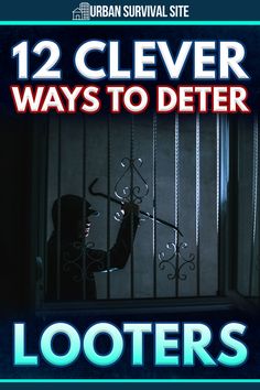 the cover of 12 clever ways to get rid of looters by clive survival site