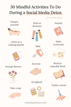 Mindful Activities, Productivity Hacks, Smart Things, Activities To Do, Self Motivation