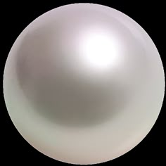 a white pearl ornament on a white background