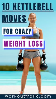 Total Body Kettlebell Workout For Women, Tighten Tummy, Kettlebell Workouts For Women, Kettlebell Workout Beginner, Kettlebell Workout Routines, Best Kettlebell Exercises, Full Body Kettlebell Workout, Kettlebell Exercises